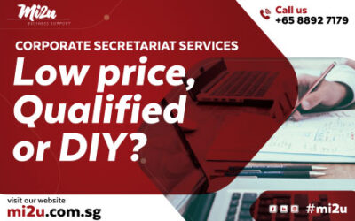 CORPORATE SECRETARIAL SERVICES; LOW-PRICED, QUALIFIED, OR DIY?
