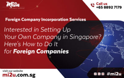 Foreign Company Incorporation Services: How to Set Up Your Own Company in Singapore for Foreigners