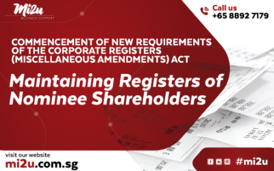 COMMENCEMENT OF NEW REQUIREMENTS OF THE CORPORATE REGISTERS (MISCELLANEOUS AMENDMENTS) ACT